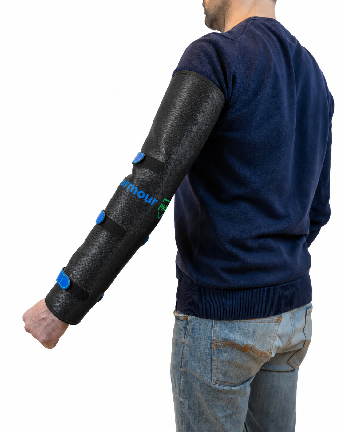 NEW HIDDEN SLEEVE 2.0 PLUS by Dog Armour PRO worn by a professional K9 decoy during bite training.