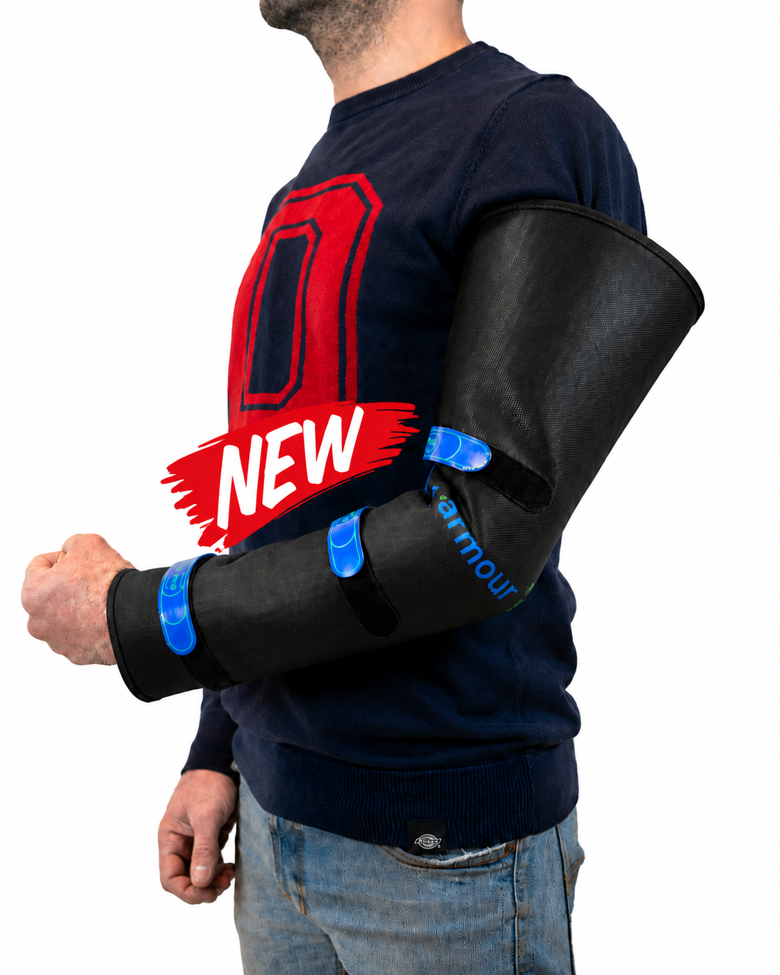NEW HIDDEN SLEEVE 2.0 PLUS by Dog Armour PRO worn by a professional K9 decoy during bite training.