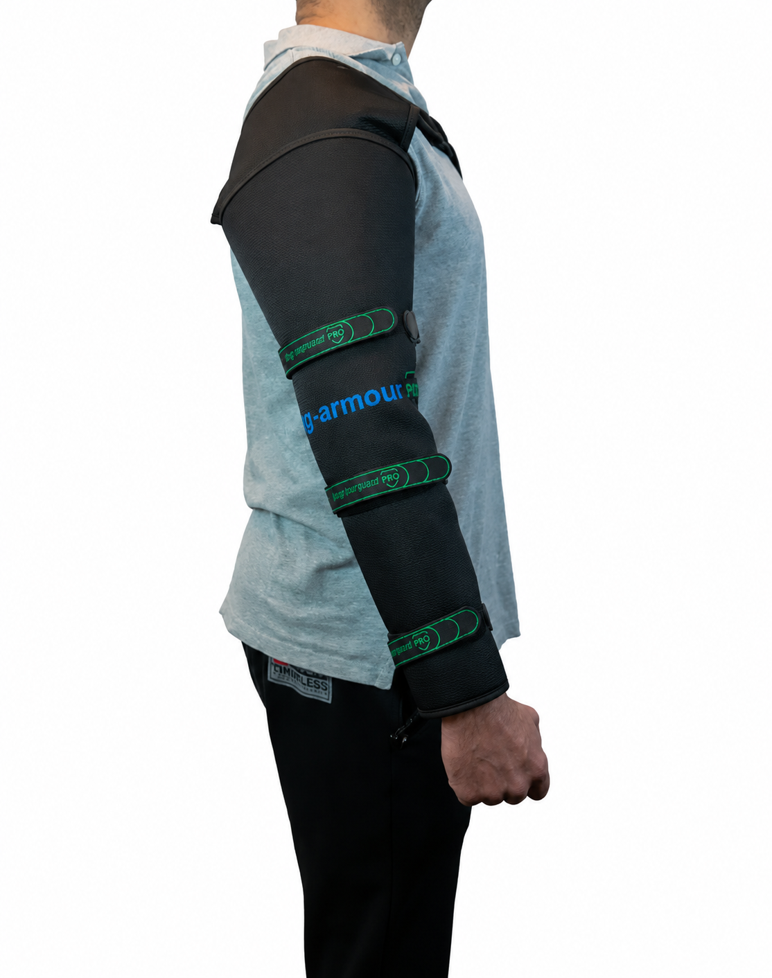 NEW HIDDEN FULL SLEEVE PLUS by Dog Armour PRO worn by a professional K9 decoy during bite training.