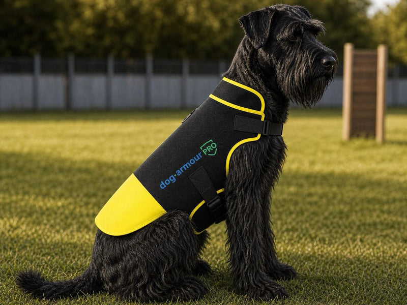 Chalecos antimordeduras para perros