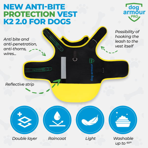 dog armour PRO New K2 anti bite vest for dogs 4