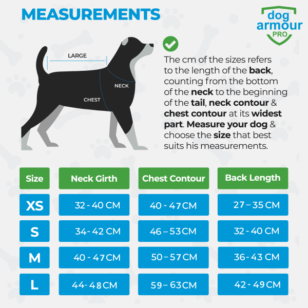 Measures in cm