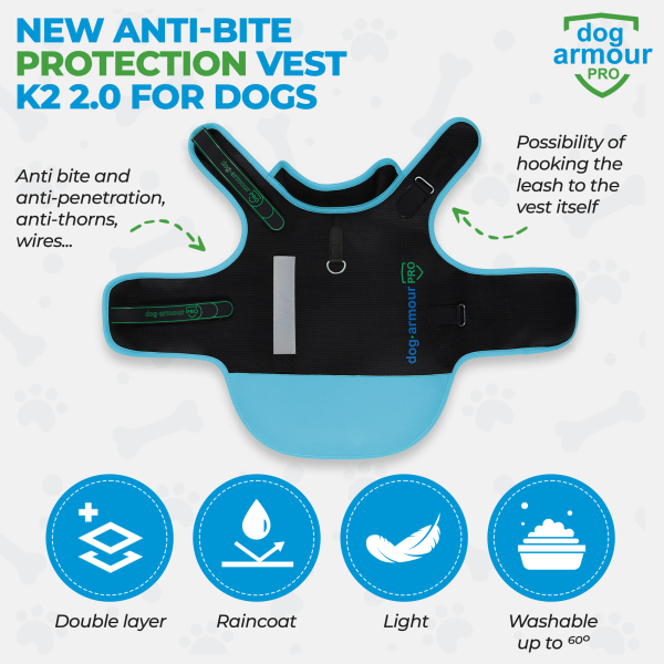New K2 anti-bite vest dog armour PRO